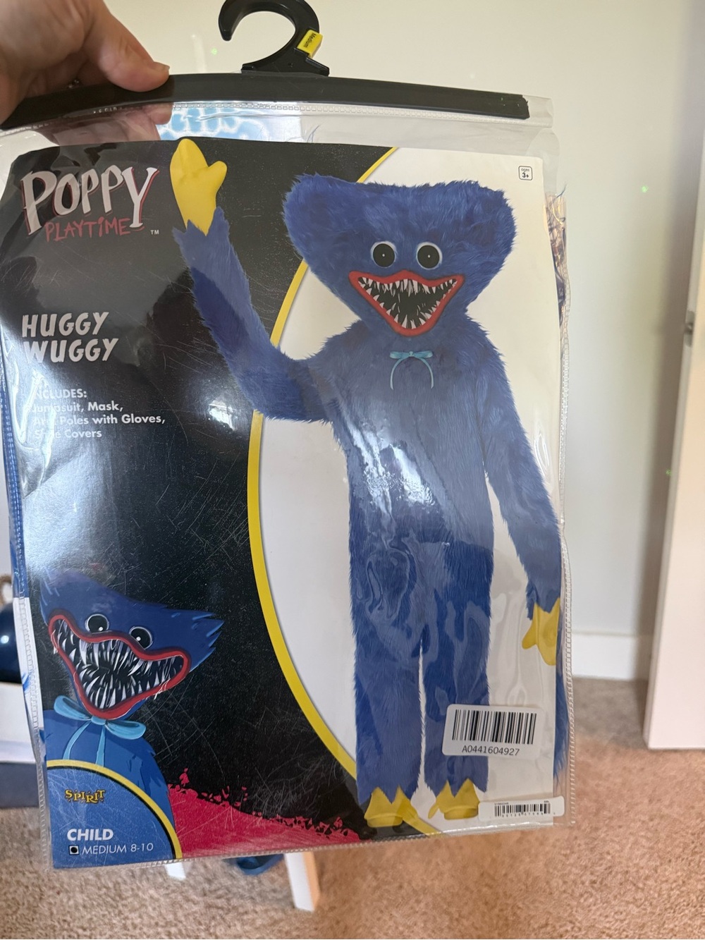 Huggy Wuggy Kids Costume - Blue